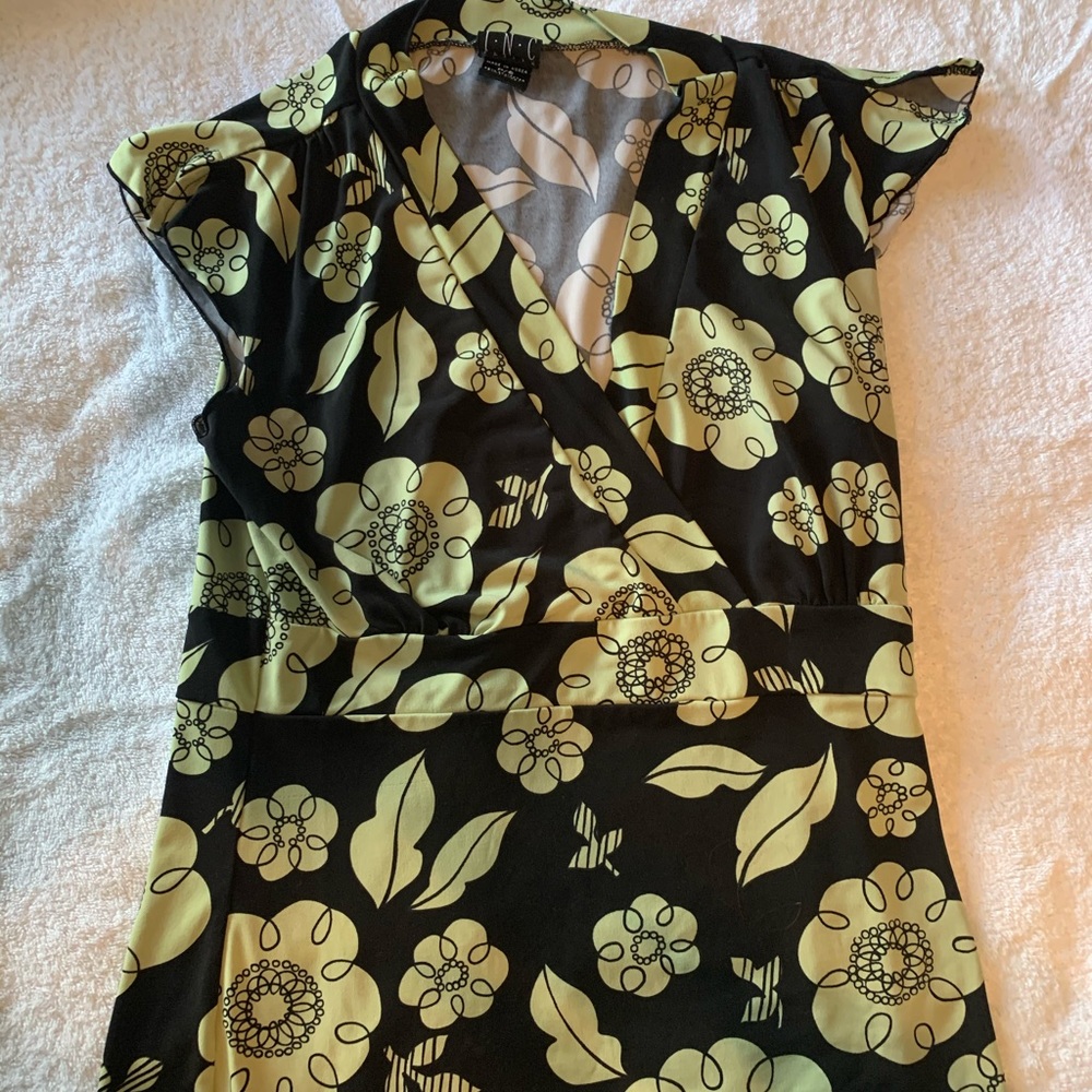 Cute Faux Wrap Shirt